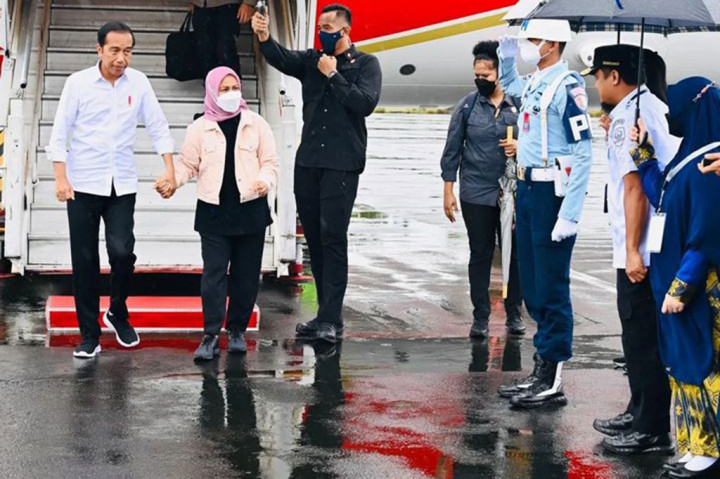 Jokowi dan Ibu Negara Kunjungan Kerja ke Provinsi Sulawesi Selatan