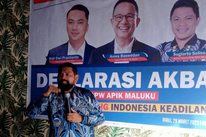 Relawan APIK Kota Ambon Deklarasi Dukung Anies Baswedan Presiden 2024