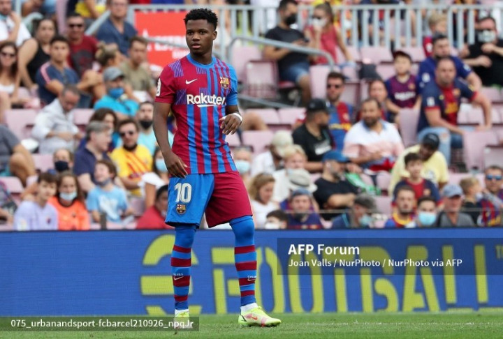 Meski Jarang Main, Ansu Fati Ingin Bertahan di Barcelona