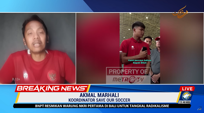 <i>Save Our Soccer</i>: Ini bukan Duka, Tapi Kegagalan Indonesia Jaga Komitmen FIFA