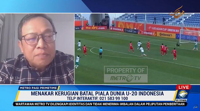Pakar: Batal Jadi Tuan Rumah Piala Dunia U-20 Berdampak pada Pariwisata