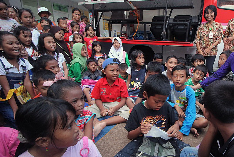 Ilustrasi anak-anak Indonesia