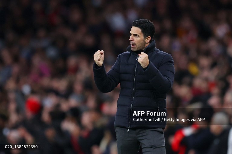 Pelatih Arsenal, Mikel Arteta (AFP/Catherine Ivill)