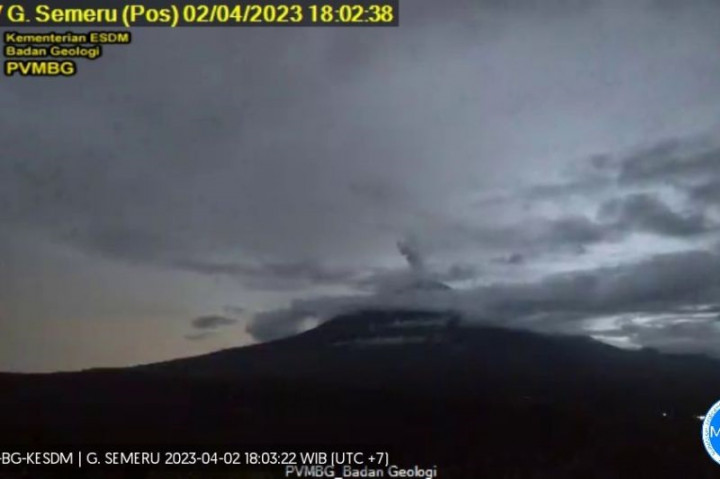 Getaran Banjir di Gunung Semeru Terekam selama 1 Jam