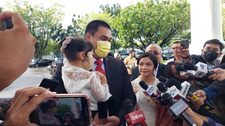 Calon Menpora Dito Ariotedjo Tiba di Istana Kepresidenan