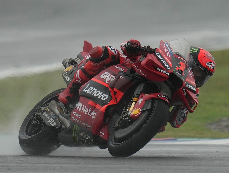 Fransesco Bagnaia gagal podium di MotoGP Argentina. (foto: ducaticorse)