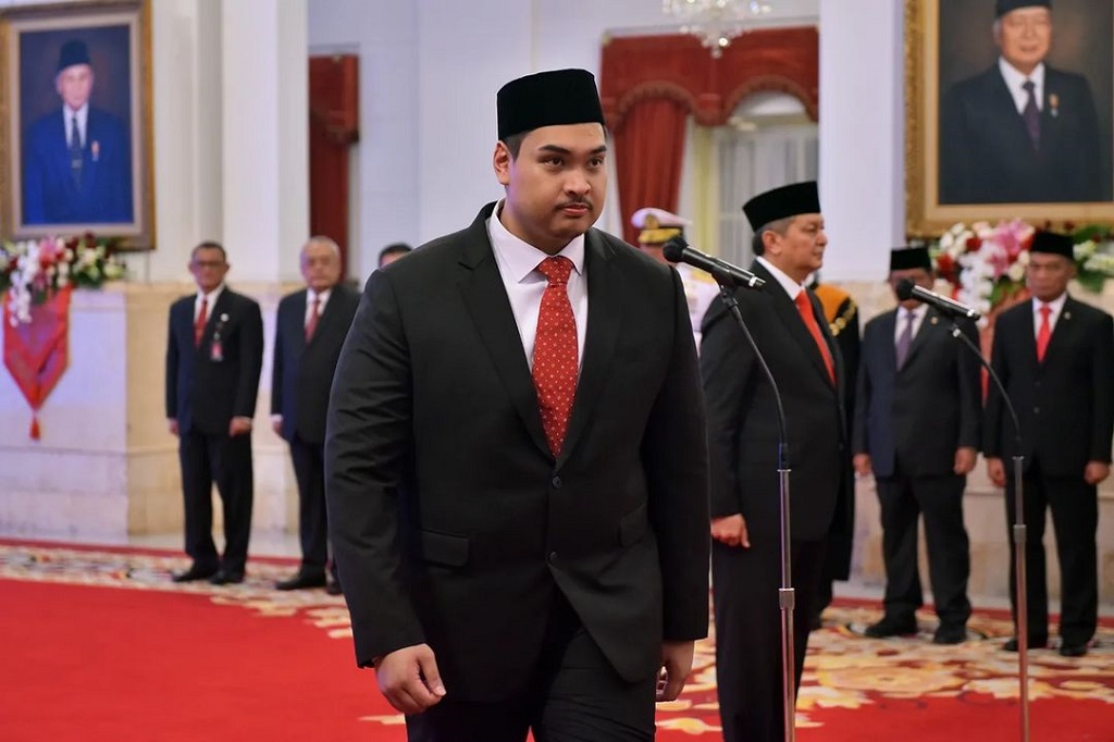Presiden Jokowi beri tiga tugas ini untuk Menpora baru Dito Ariotedjo (Foto: BPMI Setpres)