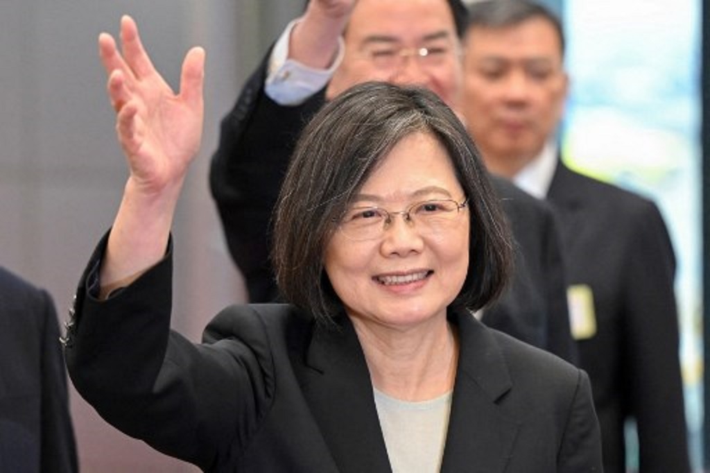 Presiden Taiwan Tsai Ing-wen. (Sam Yeh / AFP)