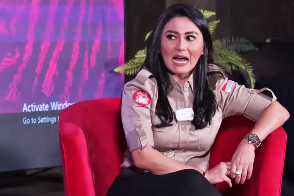Tamara Geraldine dalam wawancara bersama Melaney Ricardo (Foto: YouTube Melaney Ricardo)