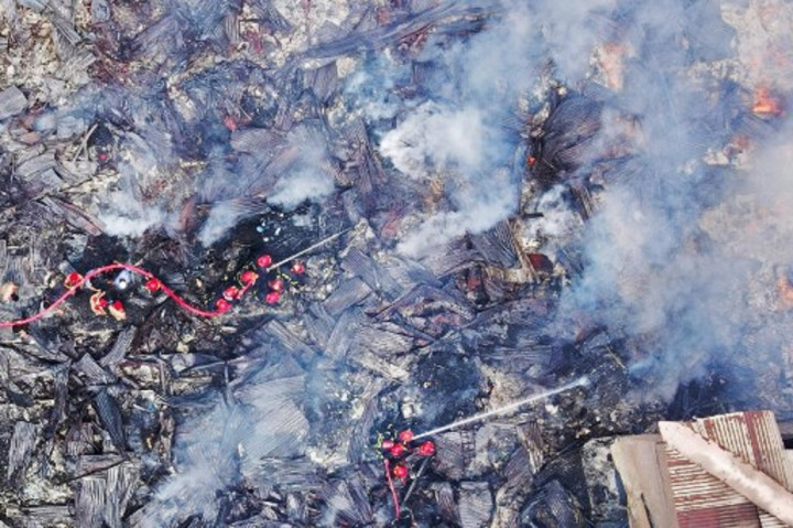 Pasar Kain di Bangladesh Kebakaran, 3.000 Toko Hangus Tak Bersisa