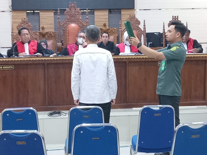 Eks Rektor Unila Karomani Sebut Tak Semua Mahasiswa Titipan Beri Uang Pelicin