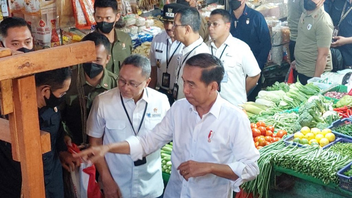 Jokowi Tepati Janji Ajak Zulkifli Hasan Tinjau Pasar