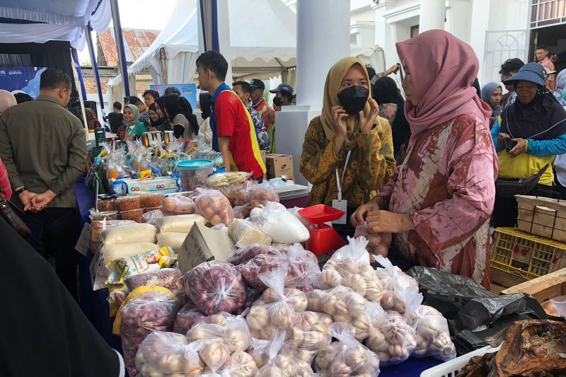 Badan Pusat Statistik (BPS) mencatat Sumsel mengalami inflasi bulanan (month to month/mtm) sebesar 0,20 persen pada Maret 2023. Antara/Ahmad Rafli Baiduri
