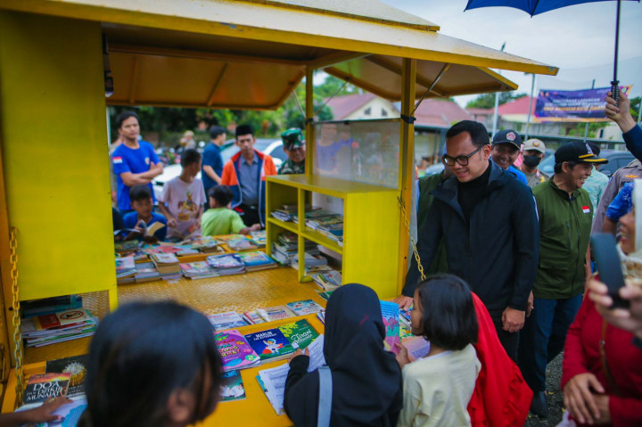 Motor Sampah Tua Disulap Jadi Perpustakaan Keliling di Kota Bogor