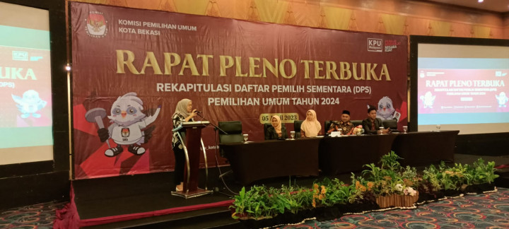 Daftar Pemilih Sementara di Kota Bekasi Mencapai 1.822.421 Orang