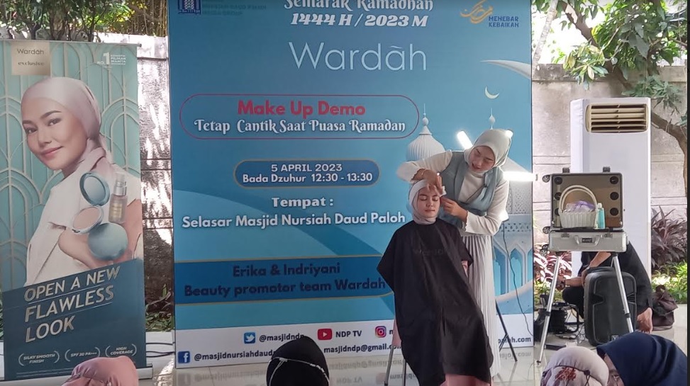 Wardah memberikan tips agar kulit tetap sehat, meskipun sedang berpuasa, terlebih cuaca panas. Foto: Aulia/Medcom