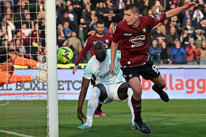 Liga Italia: Inter Milan Diimbangi Salernitana 1-1