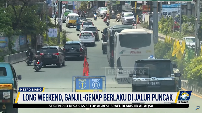 Urai Kepadatan, Polres Bogor Berlakukan Sistem Ganjil Genap Menuju Puncak