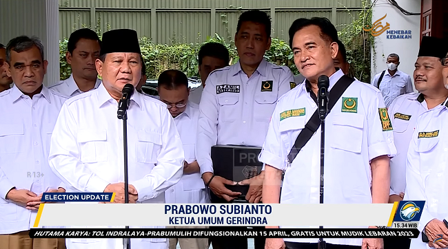 Prabowo: Kalau PBB Tak Dukung Saya di Pilpres 2024 Kebangetan