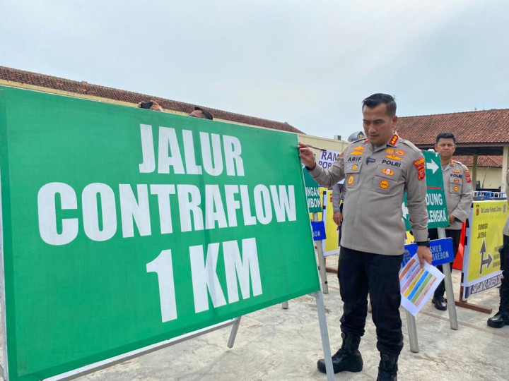 Polresta Cirebon Siapkan 1.600 Rambu Jelang Arus Mudik