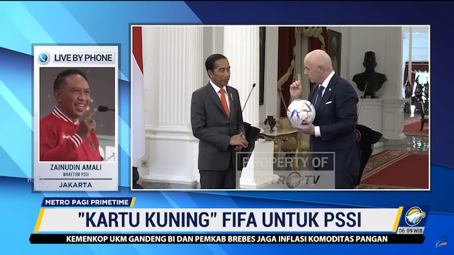 Waketum PSSI: Sanksi FIFA ke PSSI Tidak Permanen