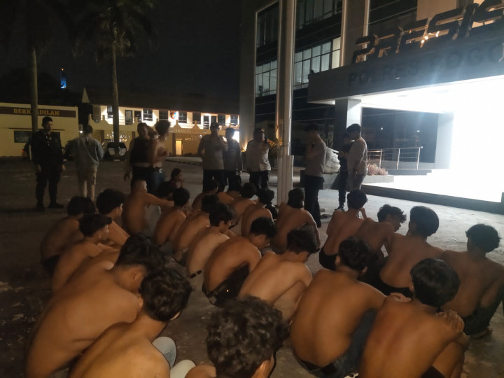 Hendak Tawuran, Puluhan Remaja di Bogor Ditangkap Polisi