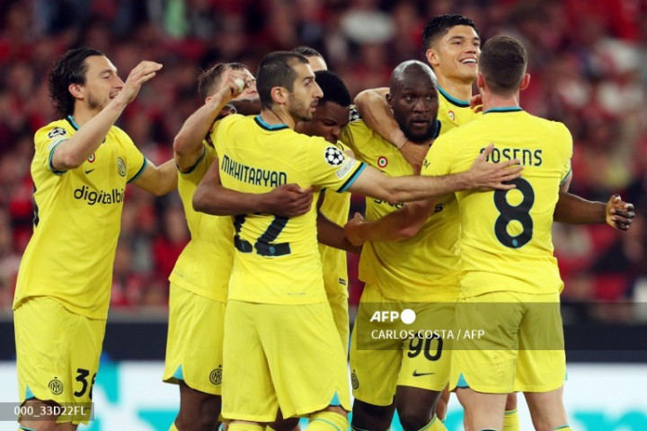 Liga Champions: Tekuk Benfica, Selangkah Lagi Inter Milan ke Semifinal