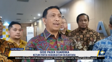 Ketum Partai Kebangkitan Nusantara (PKN) Gede Pasek Suardika. Foto: Dok/Screentor Metro TV