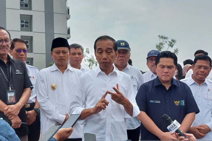 Presiden Jokowi Meresmikan Hunian Milenial untuk Indonesia di Depok