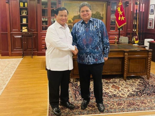 Pertemuan Prabowo-Airlangga Disebut Membahas Pekerjaan
