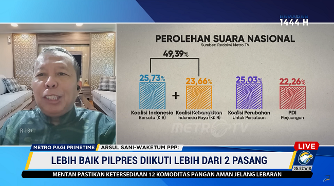 Waketum PPP: Isu Koalisi Besar Juga Dibicarakan di Internal Kami