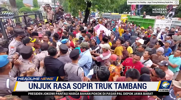 Buntut Penutupan Tambang, Ratusan Sopir Geruduk Kantor DPRD Sumenep