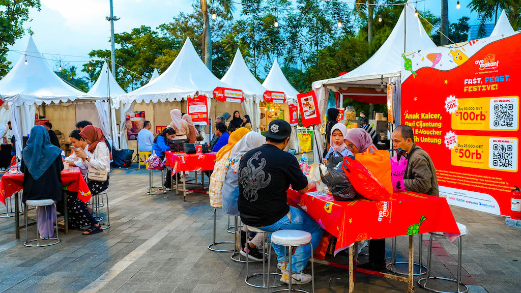 Ayomakan menggelar festival kuliner bertajuk ‘Fast, Feast, Festive’ pada 5-16 April 2023, di Pulau Satu, Senayan Park Mall, Jakarta (Foto:Dok)