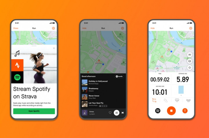 Strava Hadirkan Integrasi dengan Spotify