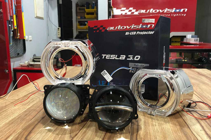 Upgrade Lampu Mobil Pakai Bi-LED Projector, Perhatikan Hal ini!