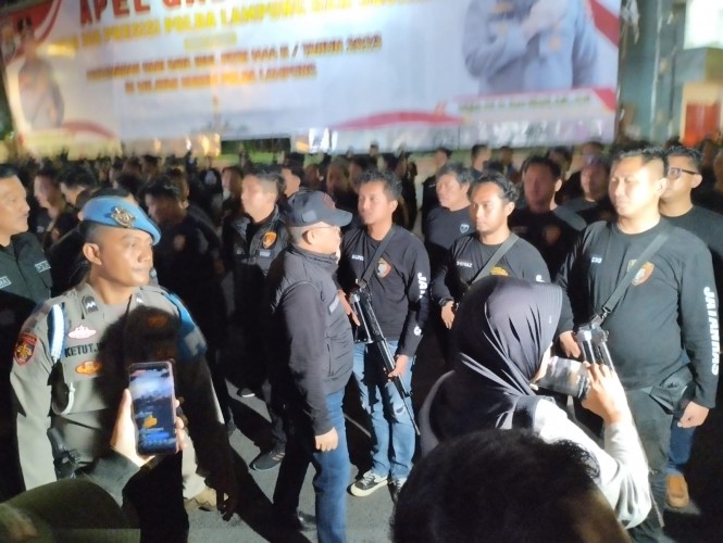 Polda Lampung Sebar Penembak Jitu di Sepanjang Jalur Mudik Antisipasi Kriminalitas