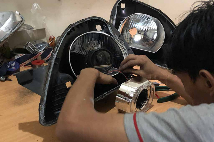 Upgrade Lampu HID ke Bi-LED Projector, Tak Semudah Halogen