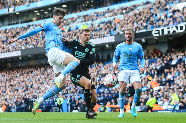 Manchester City Tekuk Leicester 3-1, Haaland Cetak Dua Gol
