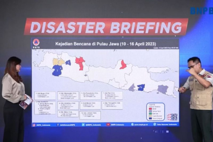 BNPB Jelaskan Getaran Gempa Tuban terasa hingga Selatan Jawa