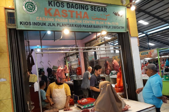 Harga Daging Sapi di Tanjungpinang Melonjak hingga Rp190 Ribu per Kg