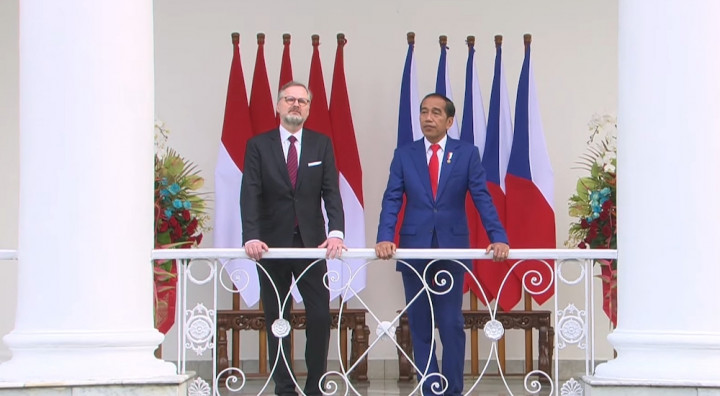 Presiden Jokowi Terima Kunjungan PM Republik Ceko Petr Fiala