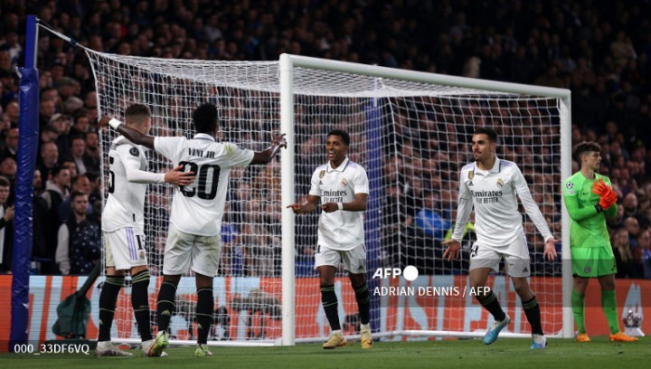 Liga Champions: Madrid ke Semifinal Usai Bungkam Chelsea Lewat <i>Brace</i> Rodrygo