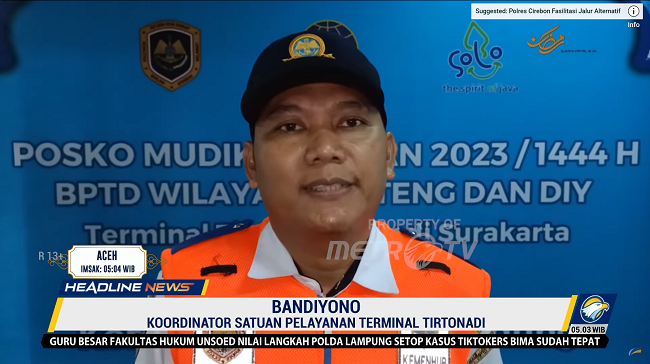 21 Ribu Pemudik Diprediksi Akan Padati Terminal Tirtonadi