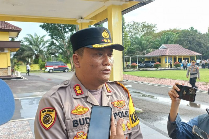 Polres Bangka Tengah Perketat Penjagaan Pelabuhan Sungaiselan