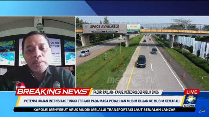 Pemudik Diimbau selalu Cek Informasi Cuaca