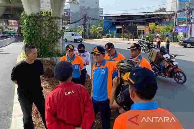 Dishub DKI Desain Ulang Jalur Sepeda dan Trotoar di Simpang Santa