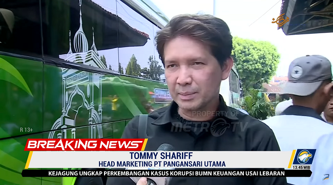 PT Pangansari Utama Bagikan 1.200 Bingkisan Bagi Pemudik dan Petugas