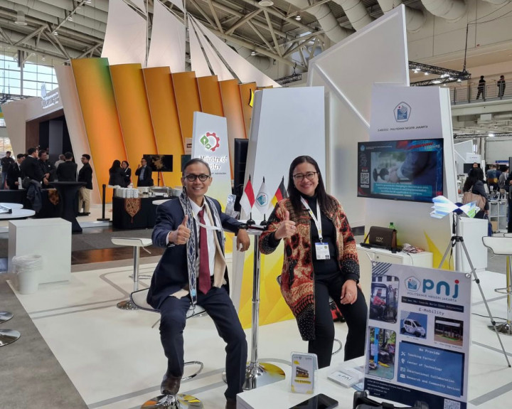 Bengkel Konversi PNJ Unjuk Gigi di Hannover Messe 2023 Lewat Digital