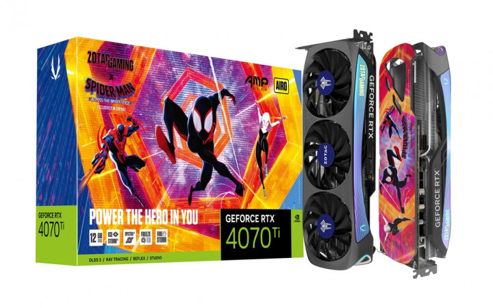 Zotac Gaming dan Spider-Man: Across the Spider-Verse Punya VGA RTX 4070 Ekslusif