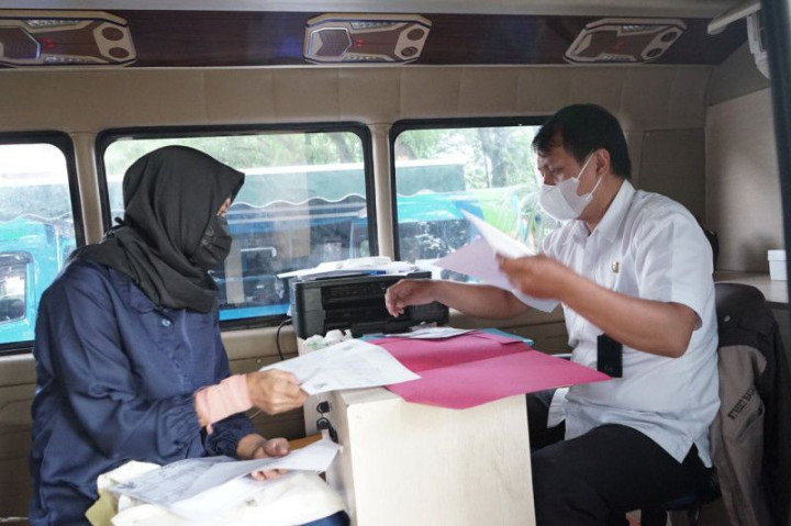 Dukcapil Jaga Pintu Kedatangan Kota Bandung usai Libur Lebaran